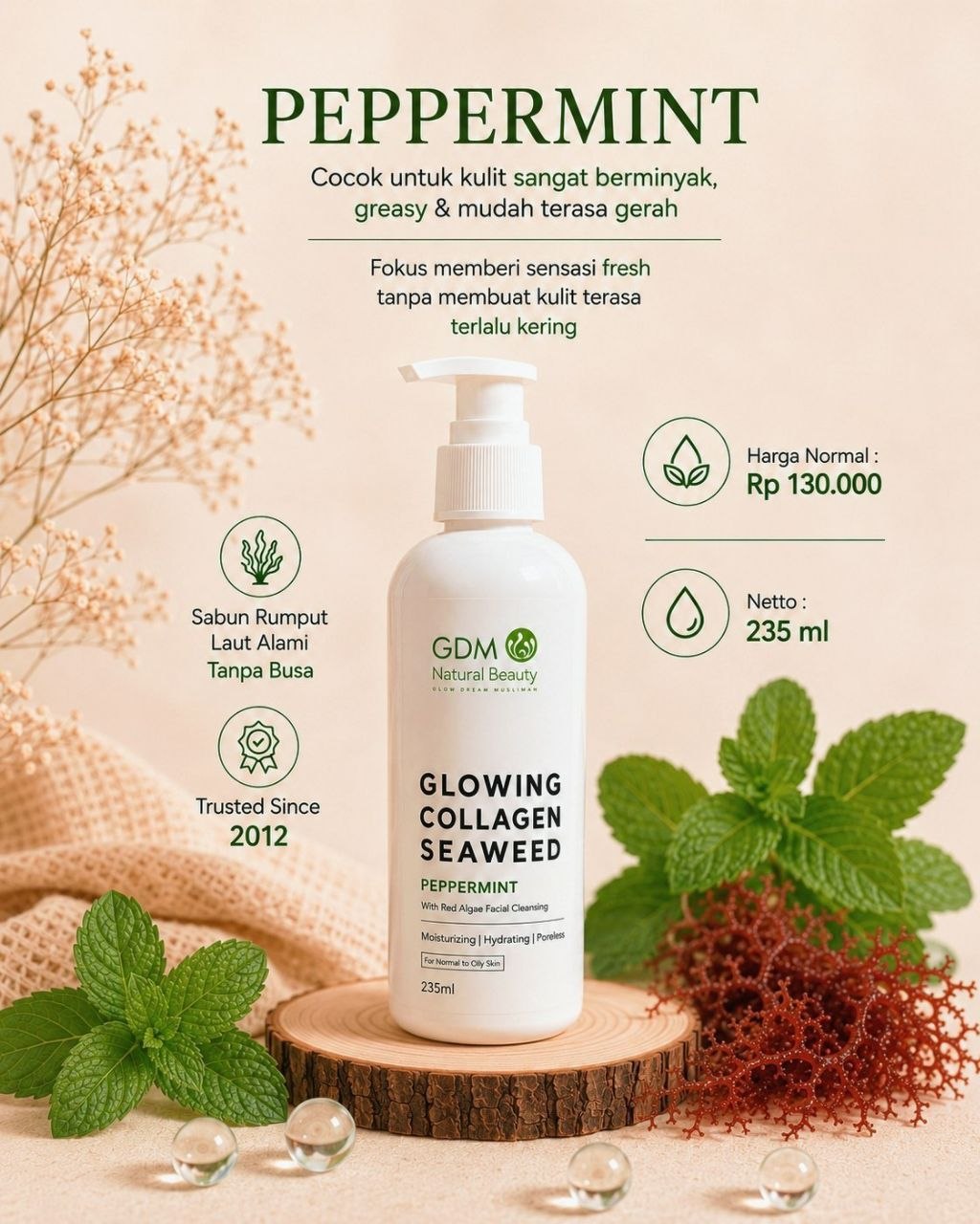 Glowing Collagen Seaweed Peppermint